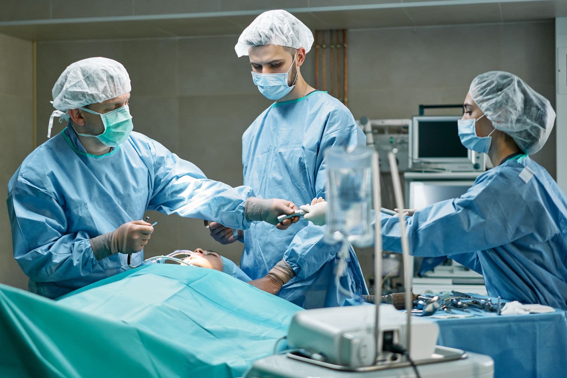 Surgical team representing FCPS Part 2 preparation